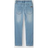 Jogger Fit Jeans - Blauw - Katoen/Polyester/Elastaan - Verstelbare Taille