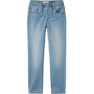 Jogger Fit Jeans - Blauw - Katoen/Polyester/Elastaan - Verstelbare Taille