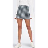 ONLY - ONLKimmie - Minirok - Cyaan Blauw / Wit - Slanke Pasvorm
