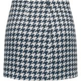 ONLY - ONLKimmie - Minirok - Cyaan Blauw / Wit - Slanke Pasvorm