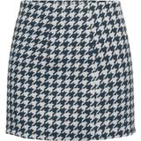 ONLY - ONLKimmie - Minirok - Cyaan Blauw / Wit - Slanke Pasvorm