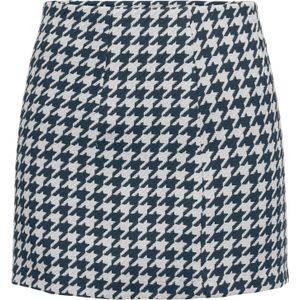 ONLY - ONLKimmie - Minirok - Cyaan Blauw / Wit - Slanke Pasvorm