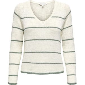 Only - Onlgeena - Gebreide Trui - Beige - 65% Acryl 35% Polyamide