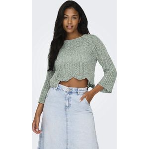ONLY - ONLNOLA LIFE - Gebreide Pullover - Dames - 3/4 Mouwen - Cropped