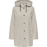 ONLY - Regenjas - Ecru - 100% Polyurethaan - Lang