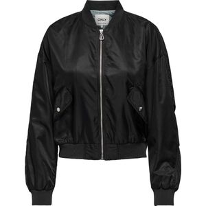 Only - 15336394 - Bomberjack - Zwart - Satijn