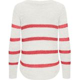 ONLY - Truien & Sweaters - Wit - Gebreide Pullover - O-hals - Lange Mouwen