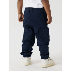Cargo Broek - Blauw - Katoen - Verstelbare Taille