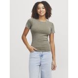 JACK & JONES - Jxfrankie Wash Ss Str Tee - T-shirt - Morel - Katoen