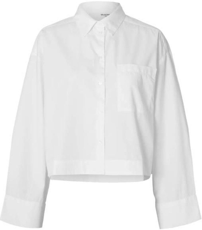 Selected Femme Blouse Astha - Wit - Dames