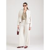 Blouse - Mélange - Viscose - Mouwloos - Opstaande Kraag