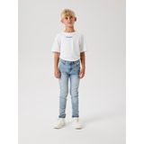 Jeans - X-slim Fit - Zware Slijtage - Verstelbare Taille - Blauw