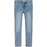 Jeans - X-slim Fit - Zware Slijtage - Verstelbare Taille - Blauw