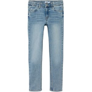 Jeans - X-slim Fit - Zware Slijtage - Verstelbare Taille - Blauw