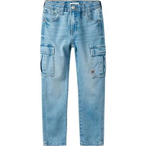 Nameit Cargo Jeans - Tapered Fit Met Cargozakken - Slijtageplekken