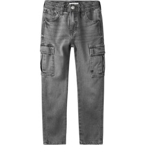 NAME IT Cargobroek - Grijze Denim voor Jongens