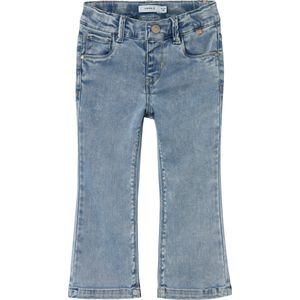 Name It - Broek - Bootcut - Lichtblauw - Denim - Verstelbare Taille