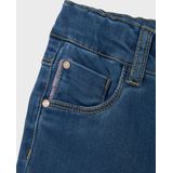 Slim-fit Jeans - Denim - Zwart - Verstelbare Taille - Achterzakken - Voorzakken