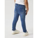 Slim-fit Jeans - Denim - Zwart - Verstelbare Taille - Achterzakken - Voorzakken