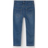 Slim-fit Jeans - Denim - Zwart - Verstelbare Taille - Achterzakken - Voorzakken