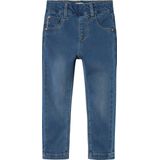 Slim-fit Jeans - Denim - Zwart - Verstelbare Taille - Achterzakken - Voorzakken