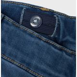 Slim-fit Jeans - Denim - Zwart - Verstelbare Taille - Achterzakken - Voorzakken