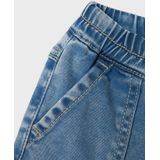 Denim - Regular-Fit Jeans - Blauw - Katoen - Verstelbare Taille