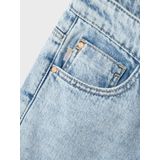 Jeans - Straight Fit - Hoge Taille - Blauw - 50% Katoen, 50% Biologisch Katoen