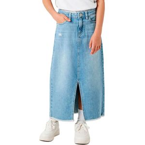Name it kids Nkfkat DNM 3724-Be Noos Maxirok, lichtblauw, 134, Lichtblauw jeans