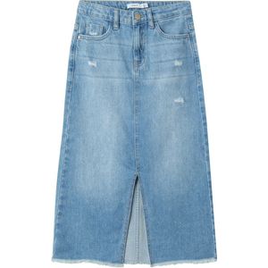 Name it kids Nkfkat DNM 3724-Be Noos Maxirok, lichtblauw, 152, Lichtblauw jeans
