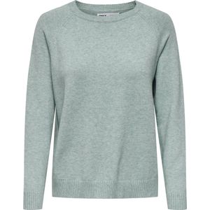 Only Trui Onllesly Kings Pullover Knt Noo 15170427 Gray Mist/melange Dames