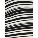 MAMALICIOUS - MLSARAFINA - Top - Zwart/Wit - Mouwloos - Slanke Pasvorm