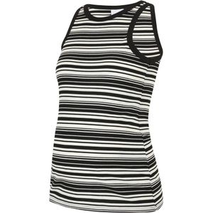MAMALICIOUS - MLSARAFINA - Top - Zwart/Wit - Mouwloos - Slanke Pasvorm