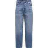 FADE - Loose Fit Jeans - Blauw - Katoen - High Waist