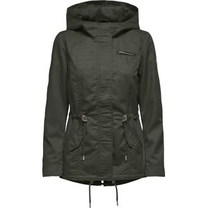 Only - ONLLORCA - Parka Jas - Groen - Dames