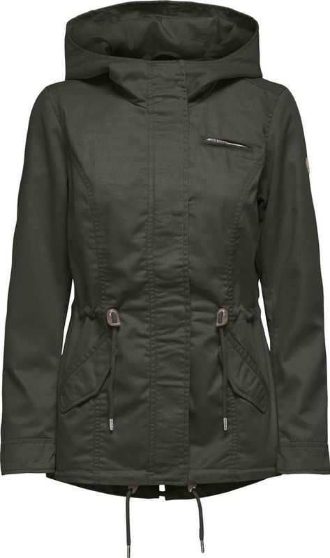 Only - ONLLORCA - Parka Jas - Groen - Dames