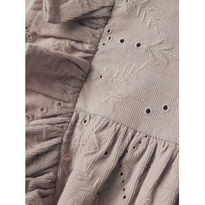 Lil Atelier Jurk - Corduroy - NmfBine - Ethereum - Lil Atelier - 5 jaar (110) - Jurk