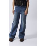 Jeans - Wide-Leg - Denim - Verstelbare Taille - Normale Taille