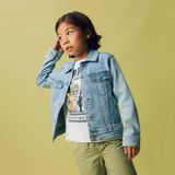 Name It - Jagger - Spijkerjas - Denim - Zwart - Katoen