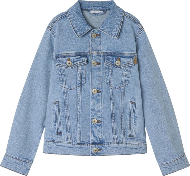 Name It - Jagger - Spijkerjas - Denim - Zwart - Katoen