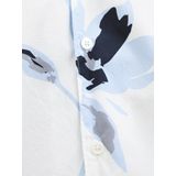 JACK & JONES - Overhemd - Lichtblauw - Comfort Fit - Katoen - Kwartmouw