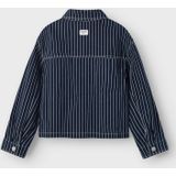 Name It Spijkerjas - NkfZoe - Navy Blazer Strepen - Name It - 8 jaar (128) - Spijkerjas