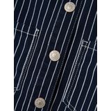 Name It Spijkerjas - NkfZoe - Navy Blazer Strepen - Name It - 8 jaar (128) - Spijkerjas