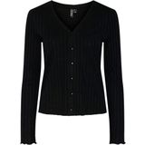 Cardigan - Zwart - 50% Viscose 30% Polyester 20% Polyamide
