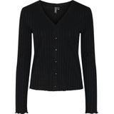 Cardigan - Zwart - 50% Viscose 30% Polyester 20% Polyamide