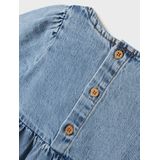 Blousejurk - Medium Blue Denim - 100% Katoen