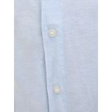 JACK & JONES - Overhemd - Lichtblauw - Katoen en Linnen