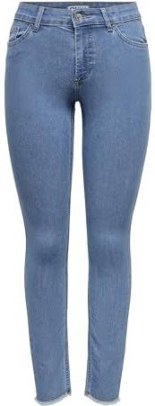 ONLY - Skinny Jeans - Light Medium Blauw Denim - Dames