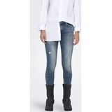 Only - Onlblush Mid Skin Ank Rw Dnm Rea593 Noos - Dames - Jeans