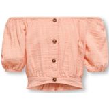 Only Kids - Thyra Life 2/4 Off-shoulder Top - Kleur - Materiaal